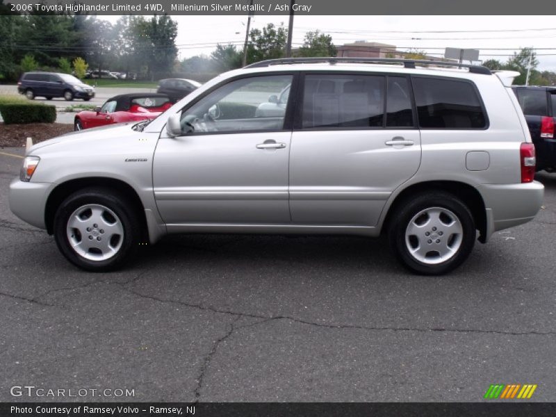 Millenium Silver Metallic / Ash Gray 2006 Toyota Highlander Limited 4WD