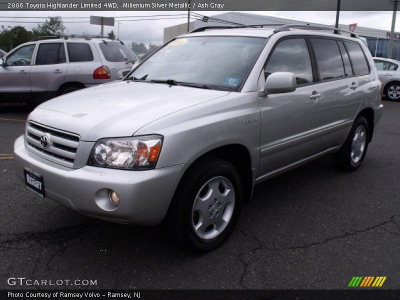 Millenium Silver Metallic / Ash Gray 2006 Toyota Highlander Limited 4WD