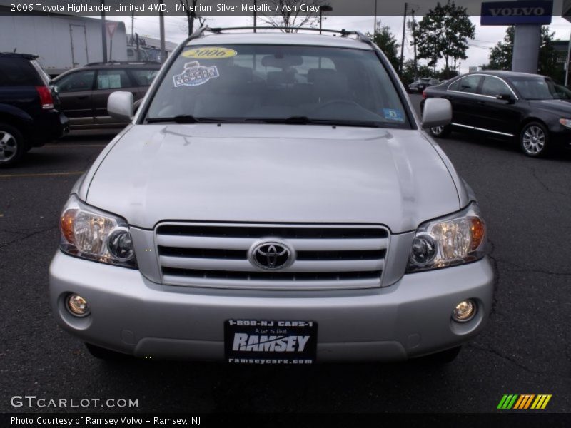 Millenium Silver Metallic / Ash Gray 2006 Toyota Highlander Limited 4WD