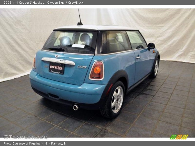 Oxygen Blue / Grey/Black 2008 Mini Cooper S Hardtop