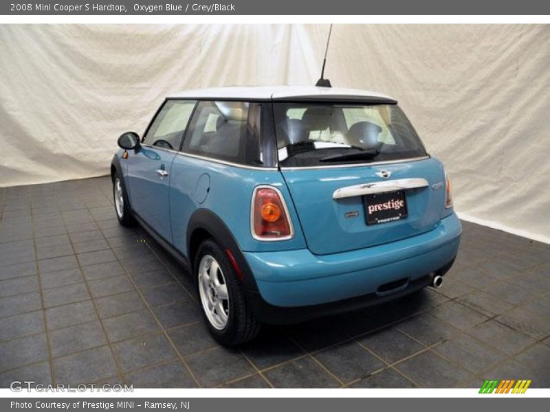 Oxygen Blue / Grey/Black 2008 Mini Cooper S Hardtop