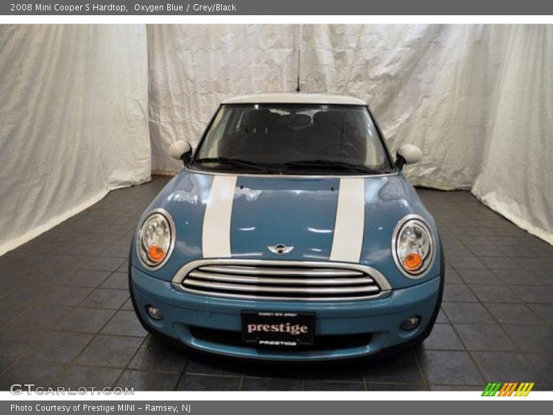 Oxygen Blue / Grey/Black 2008 Mini Cooper S Hardtop