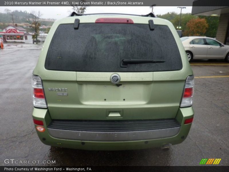 Kiwi Green Metallic / Black/Stone Alcantara 2010 Mercury Mariner I4 Premier 4WD