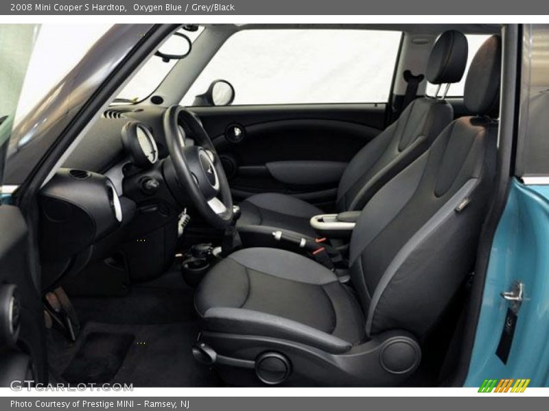 Oxygen Blue / Grey/Black 2008 Mini Cooper S Hardtop