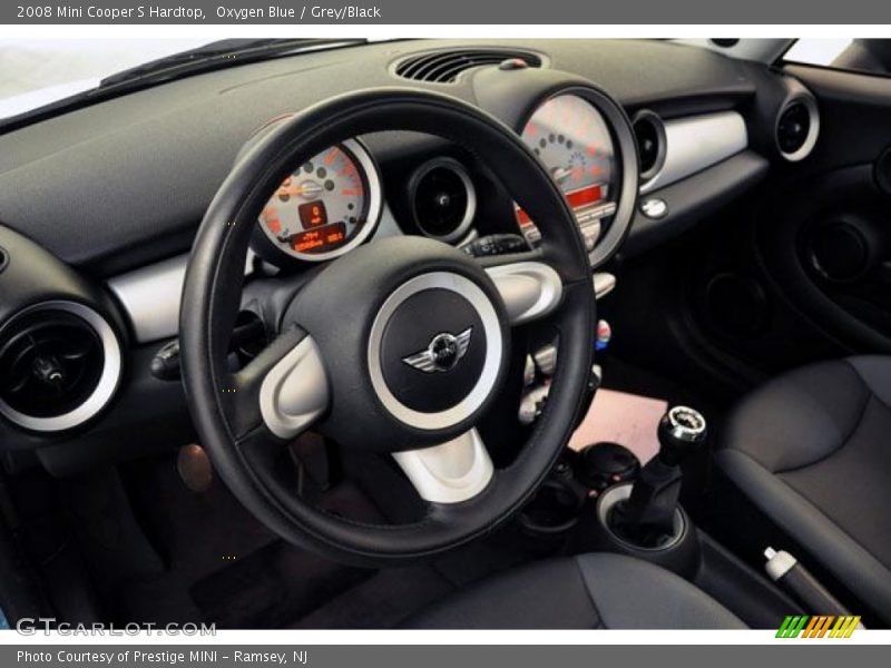 Oxygen Blue / Grey/Black 2008 Mini Cooper S Hardtop