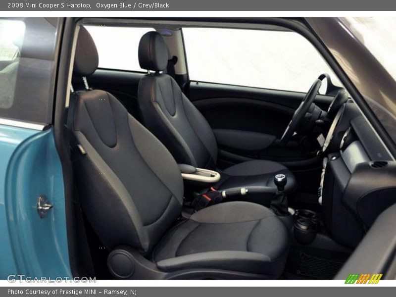 Oxygen Blue / Grey/Black 2008 Mini Cooper S Hardtop