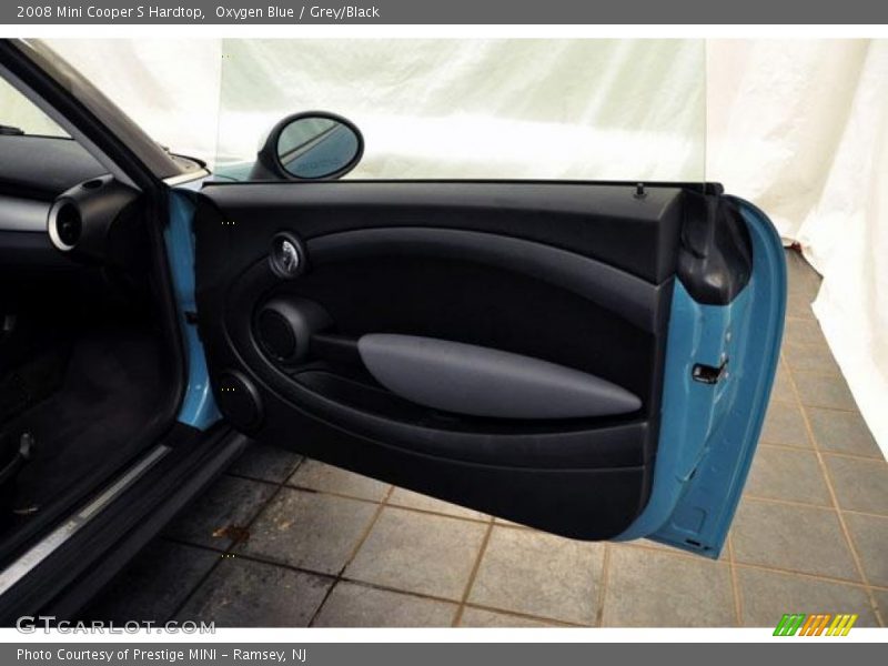 Oxygen Blue / Grey/Black 2008 Mini Cooper S Hardtop