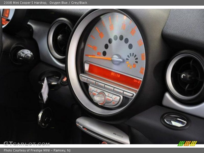 Oxygen Blue / Grey/Black 2008 Mini Cooper S Hardtop