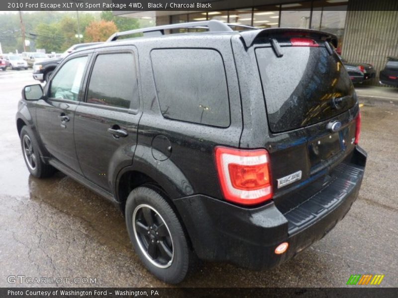Black / Charcoal Black 2010 Ford Escape XLT V6 Sport Package 4WD