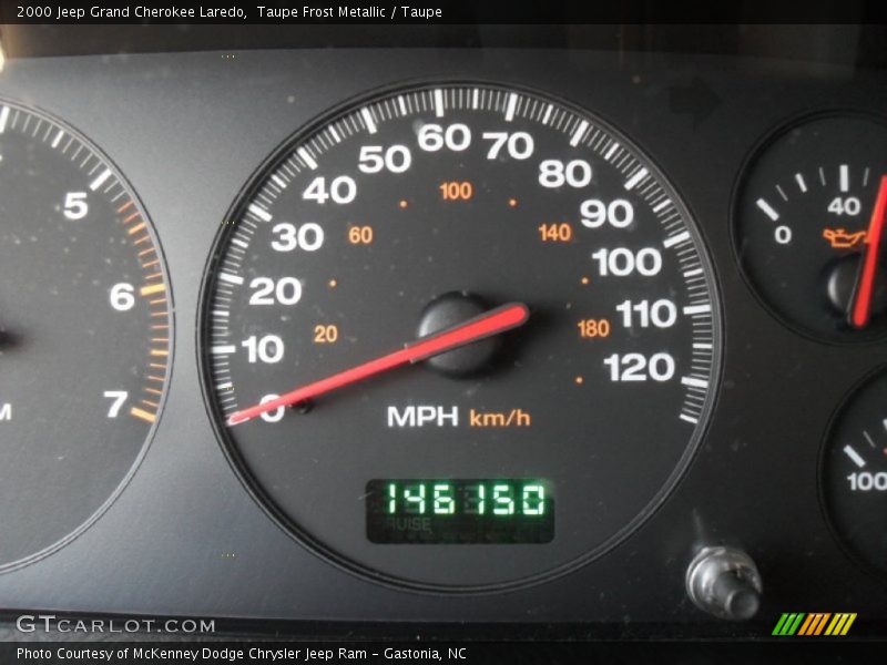 Taupe Frost Metallic / Taupe 2000 Jeep Grand Cherokee Laredo