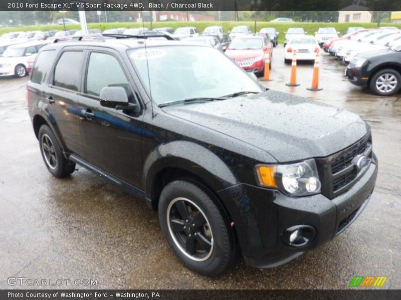 Black / Charcoal Black 2010 Ford Escape XLT V6 Sport Package 4WD