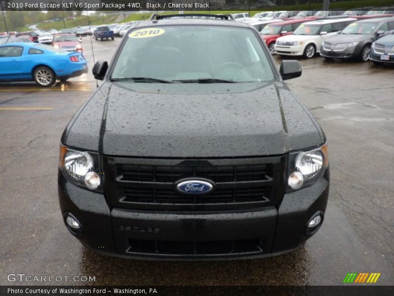 Black / Charcoal Black 2010 Ford Escape XLT V6 Sport Package 4WD