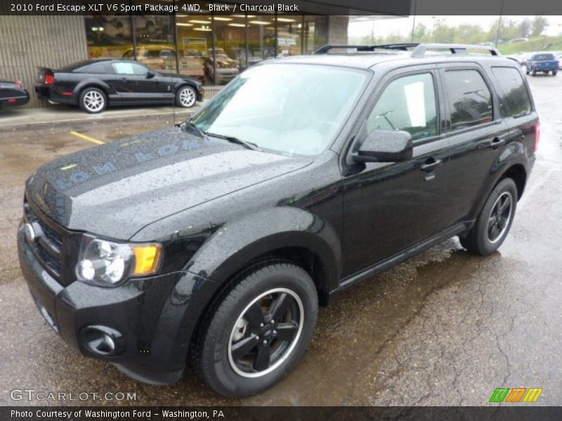 Black / Charcoal Black 2010 Ford Escape XLT V6 Sport Package 4WD