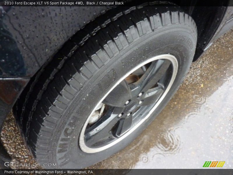 Black / Charcoal Black 2010 Ford Escape XLT V6 Sport Package 4WD