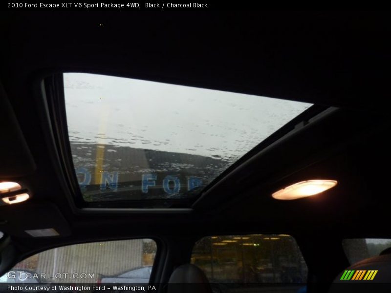 Black / Charcoal Black 2010 Ford Escape XLT V6 Sport Package 4WD