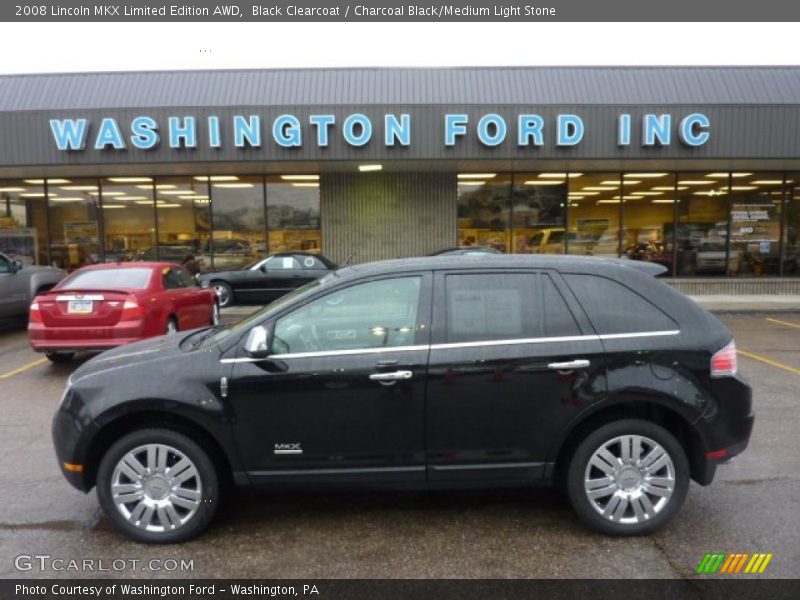 Black Clearcoat / Charcoal Black/Medium Light Stone 2008 Lincoln MKX Limited Edition AWD