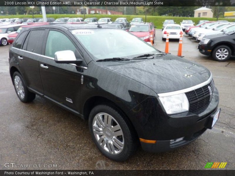 Black Clearcoat / Charcoal Black/Medium Light Stone 2008 Lincoln MKX Limited Edition AWD