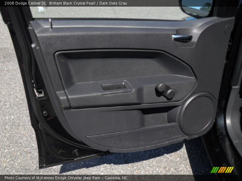 Brilliant Black Crystal Pearl / Dark Slate Gray 2008 Dodge Caliber SE