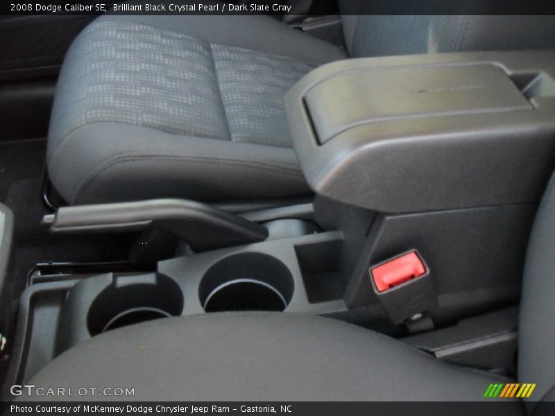 Brilliant Black Crystal Pearl / Dark Slate Gray 2008 Dodge Caliber SE