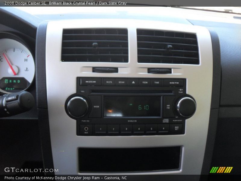 Brilliant Black Crystal Pearl / Dark Slate Gray 2008 Dodge Caliber SE