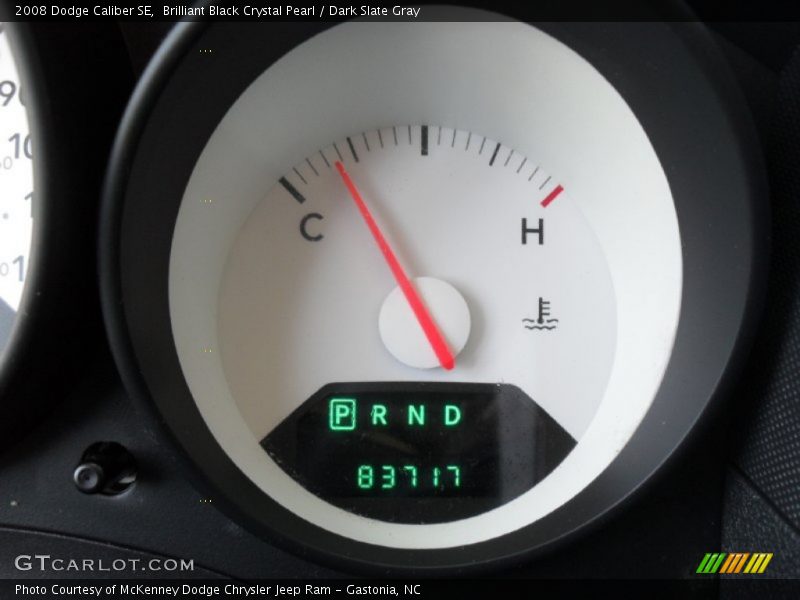 Brilliant Black Crystal Pearl / Dark Slate Gray 2008 Dodge Caliber SE