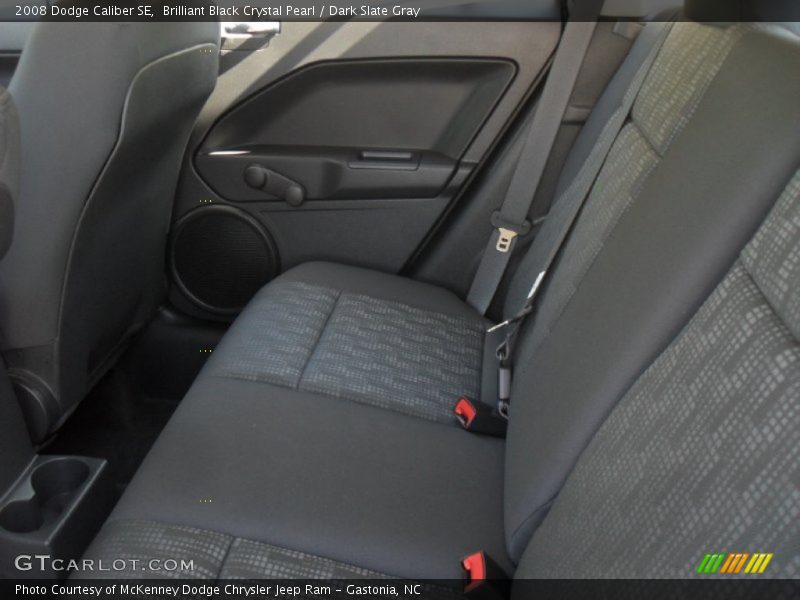 Brilliant Black Crystal Pearl / Dark Slate Gray 2008 Dodge Caliber SE