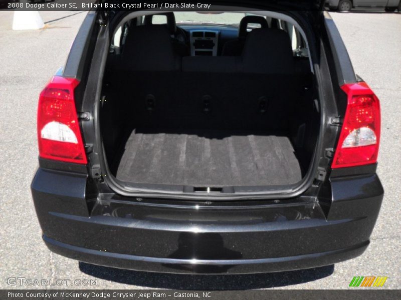 Brilliant Black Crystal Pearl / Dark Slate Gray 2008 Dodge Caliber SE