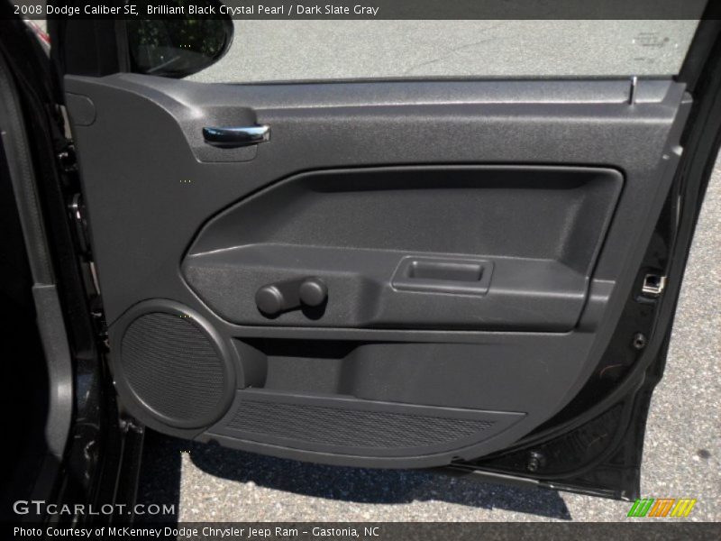Brilliant Black Crystal Pearl / Dark Slate Gray 2008 Dodge Caliber SE