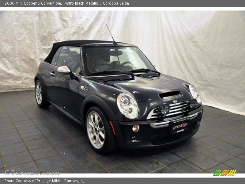 Astro Black Metallic / Cordoba Beige 2006 Mini Cooper S Convertible