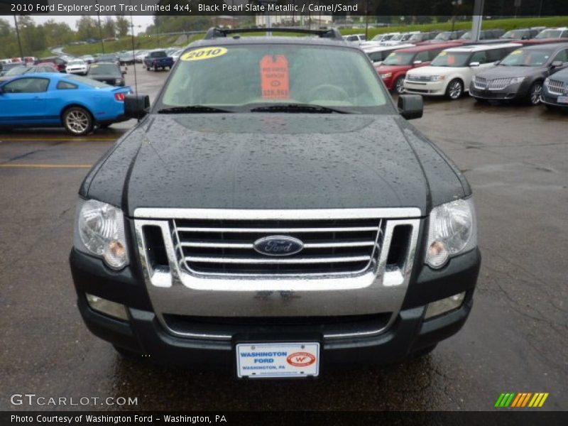 Black Pearl Slate Metallic / Camel/Sand 2010 Ford Explorer Sport Trac Limited 4x4