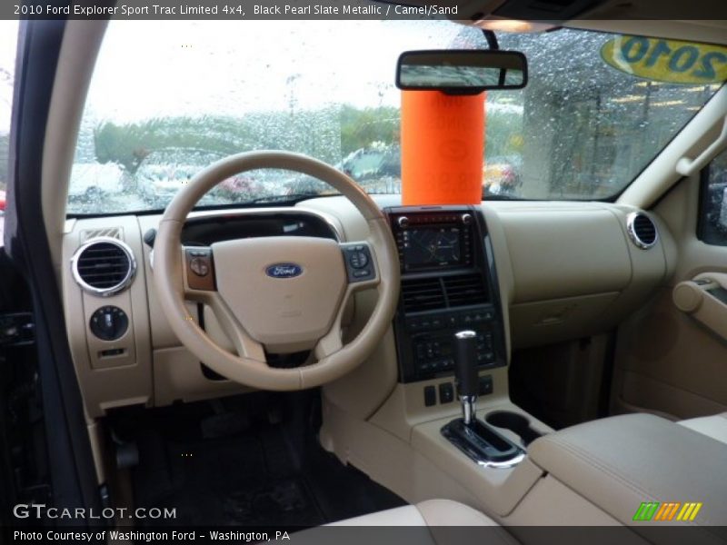 Black Pearl Slate Metallic / Camel/Sand 2010 Ford Explorer Sport Trac Limited 4x4