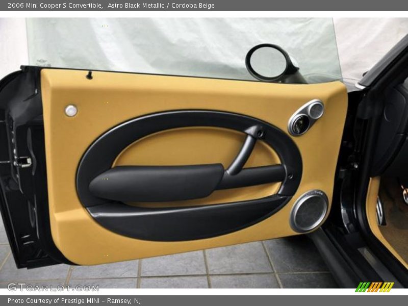Astro Black Metallic / Cordoba Beige 2006 Mini Cooper S Convertible