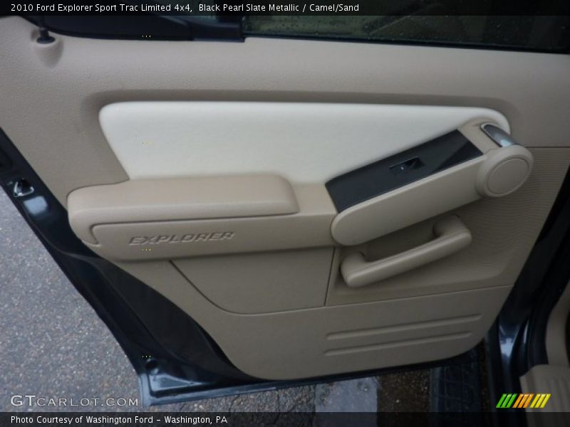 Black Pearl Slate Metallic / Camel/Sand 2010 Ford Explorer Sport Trac Limited 4x4