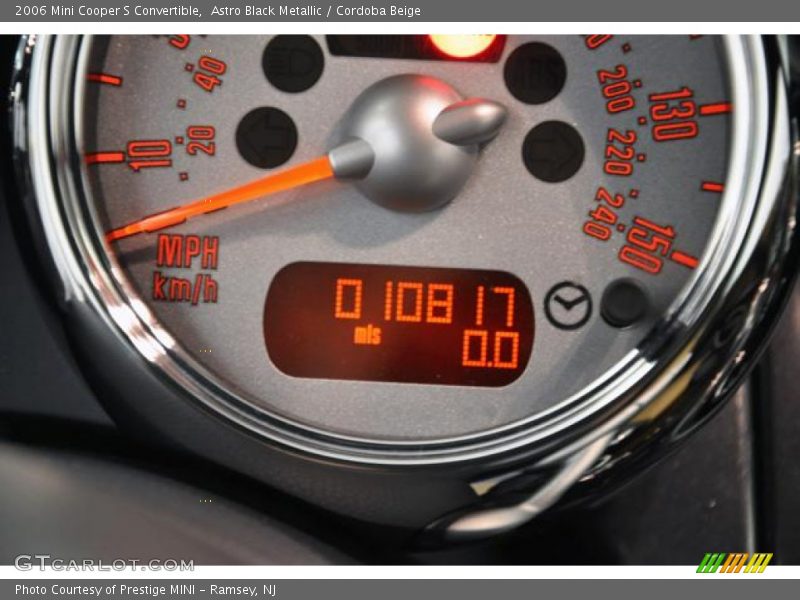Astro Black Metallic / Cordoba Beige 2006 Mini Cooper S Convertible