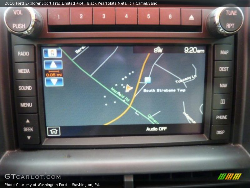 Navigation of 2010 Explorer Sport Trac Limited 4x4