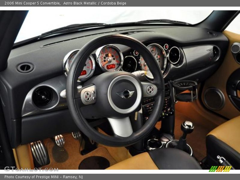 Astro Black Metallic / Cordoba Beige 2006 Mini Cooper S Convertible