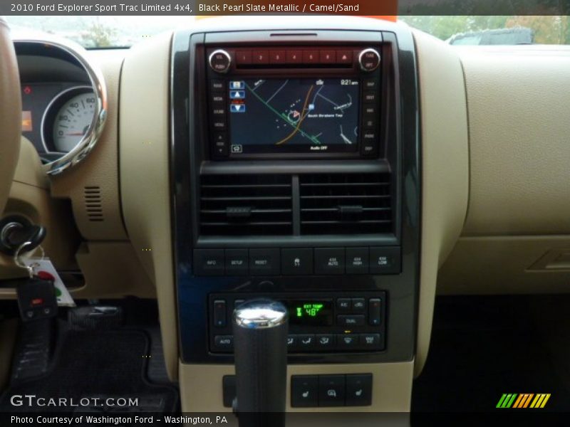 Black Pearl Slate Metallic / Camel/Sand 2010 Ford Explorer Sport Trac Limited 4x4