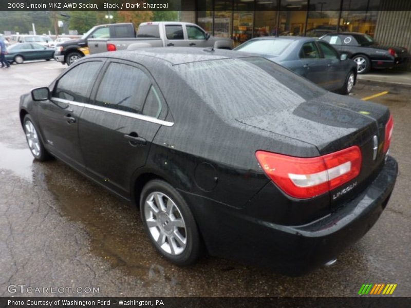 Black / Dark Charcoal 2008 Lincoln MKZ AWD Sedan