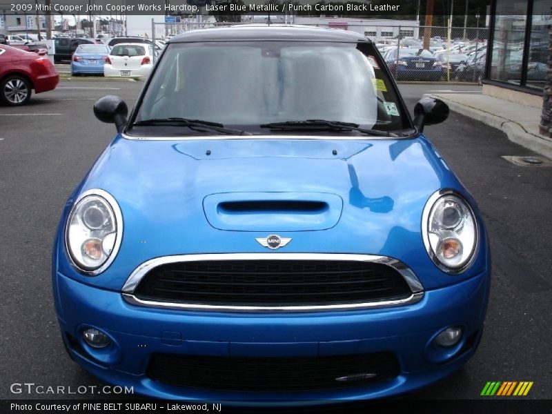 Laser Blue Metallic / Punch Carbon Black Leather 2009 Mini Cooper John Cooper Works Hardtop