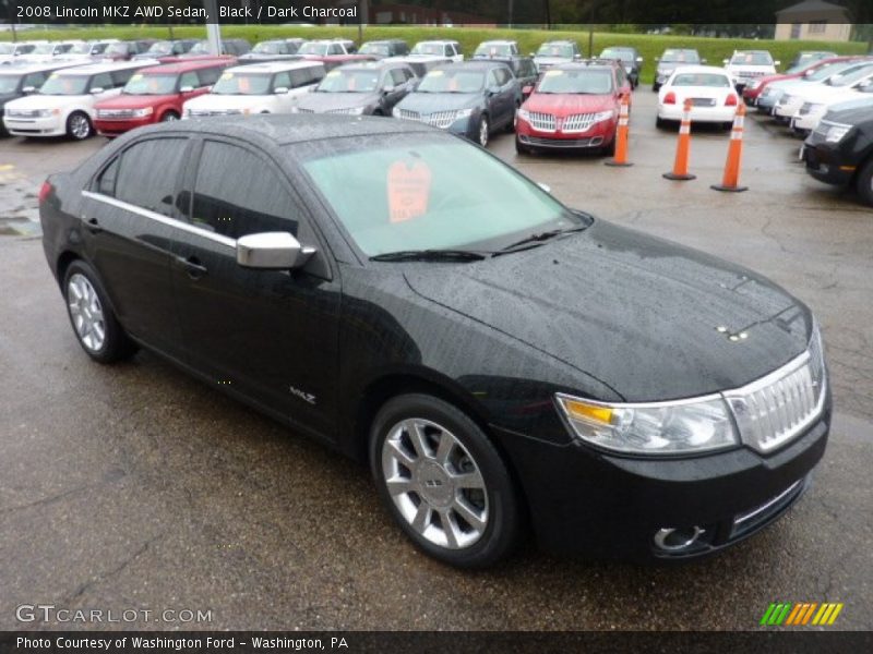Black / Dark Charcoal 2008 Lincoln MKZ AWD Sedan