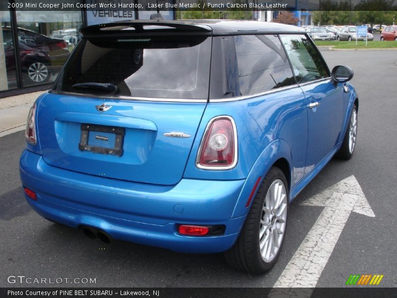 Laser Blue Metallic / Punch Carbon Black Leather 2009 Mini Cooper John Cooper Works Hardtop