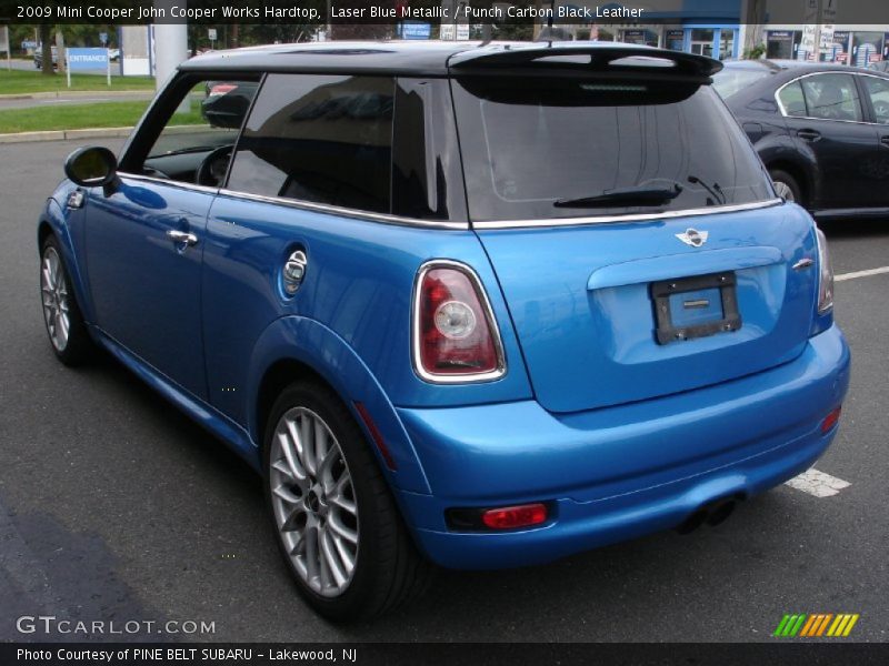 Laser Blue Metallic / Punch Carbon Black Leather 2009 Mini Cooper John Cooper Works Hardtop