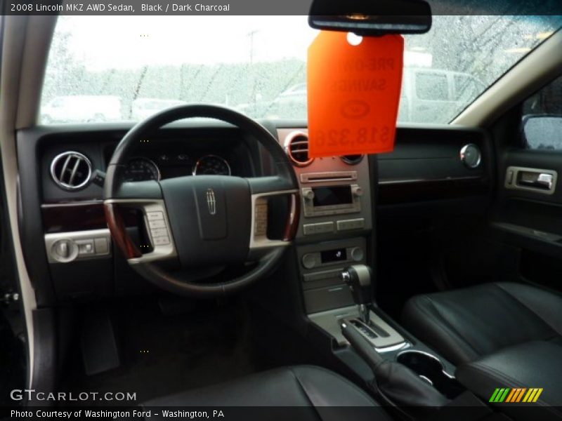 Black / Dark Charcoal 2008 Lincoln MKZ AWD Sedan