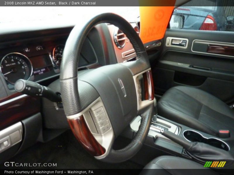 Black / Dark Charcoal 2008 Lincoln MKZ AWD Sedan