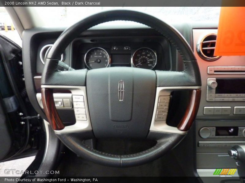 Black / Dark Charcoal 2008 Lincoln MKZ AWD Sedan