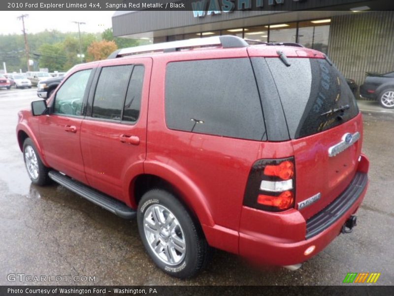 Sangria Red Metallic / Black 2010 Ford Explorer Limited 4x4