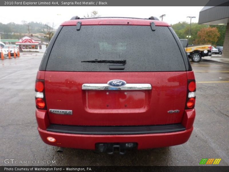 Sangria Red Metallic / Black 2010 Ford Explorer Limited 4x4