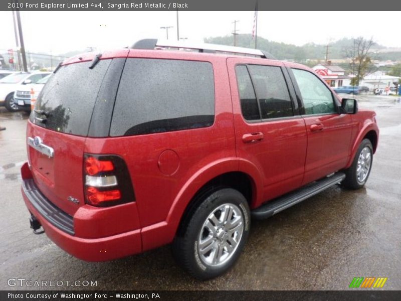 Sangria Red Metallic / Black 2010 Ford Explorer Limited 4x4