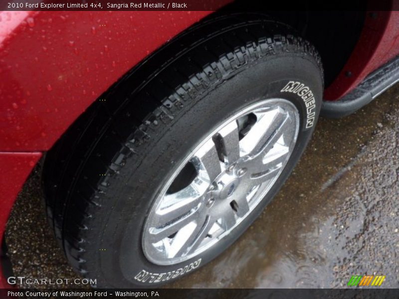 Sangria Red Metallic / Black 2010 Ford Explorer Limited 4x4