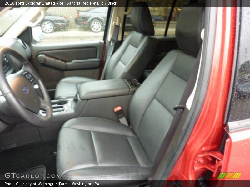 Sangria Red Metallic / Black 2010 Ford Explorer Limited 4x4